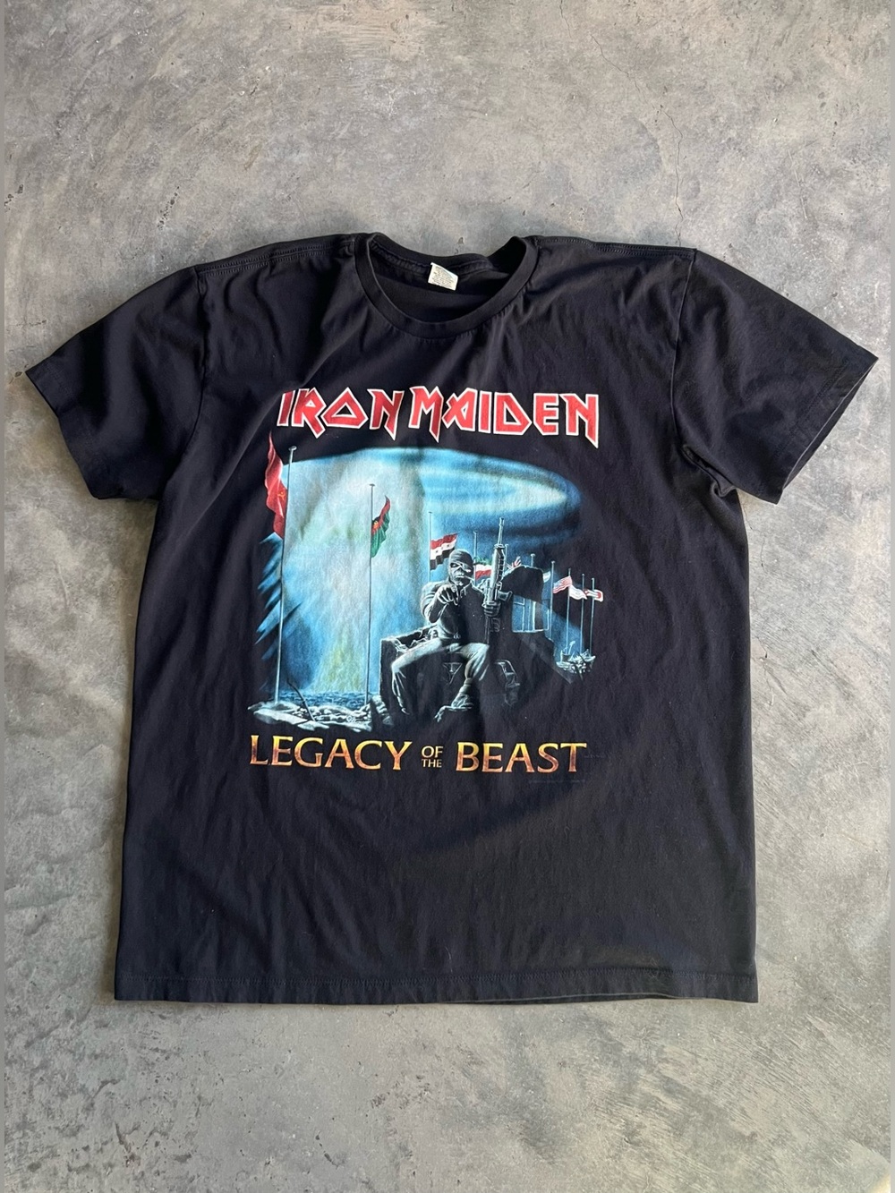 Iron Maiden Legacy of the Beast 2019 North American Tour shirt size XL